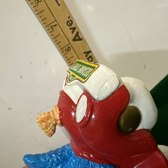 Sesame Street Cookie Monster In Car Gorham Ceramic Coin Bank Vintage - Picture 8 of 8